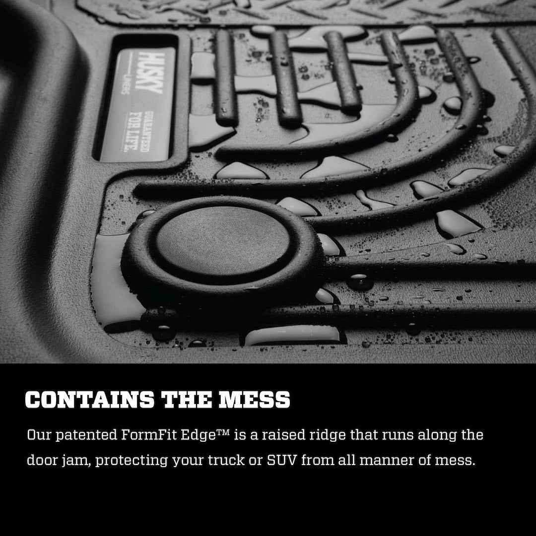 Husky Liners Molded Floor Liners - 1 Piece, Black – 19701