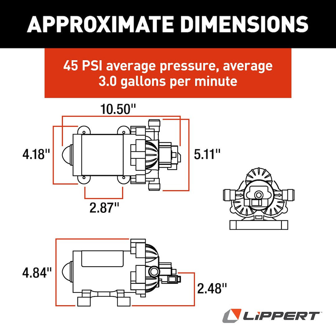 Lippert Components 689054 Fresh Water Pump - image 3