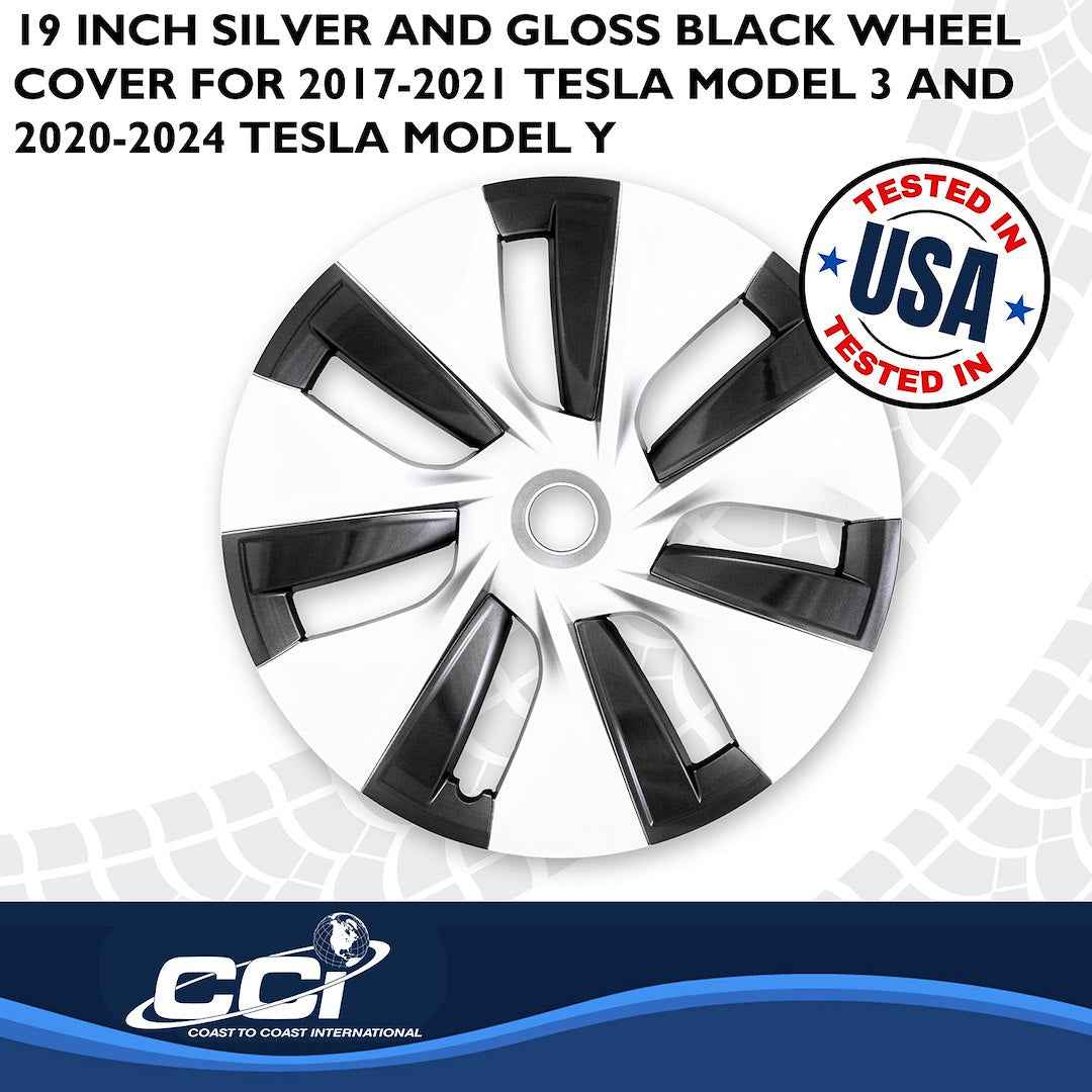 Coast To Coast 56619SC 19-Inch Silver Seven-Spoke Cover Set