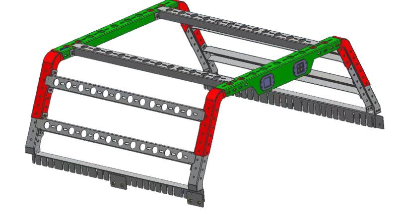 Black Horse TR01B Steel Bed Cargo Rack, 600-lb Capacity - image 11