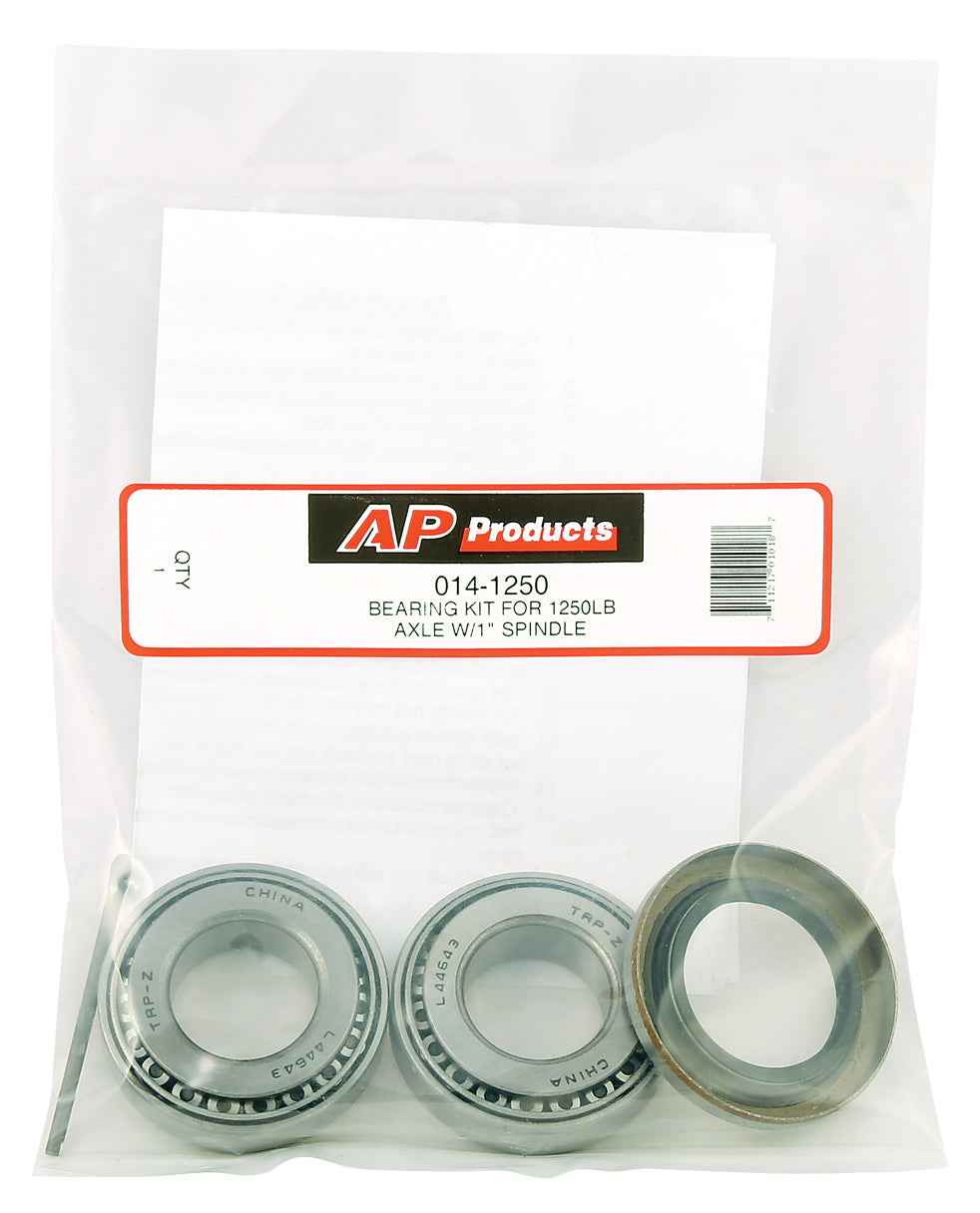 AP Products 0141250 1-Inch Spindle Wheel-Bearing Kit, 1250 lb