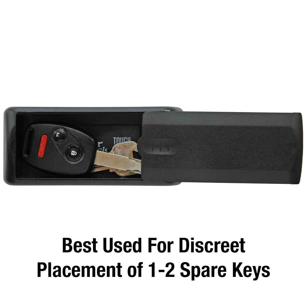 Master Lock 207D Black Magnetic Key/Fob Storage Case