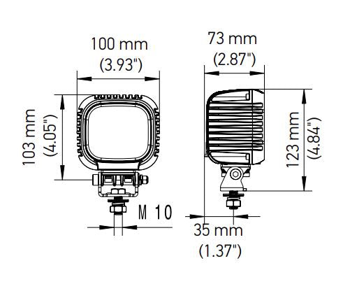 Hella 357109031 Work Lamp