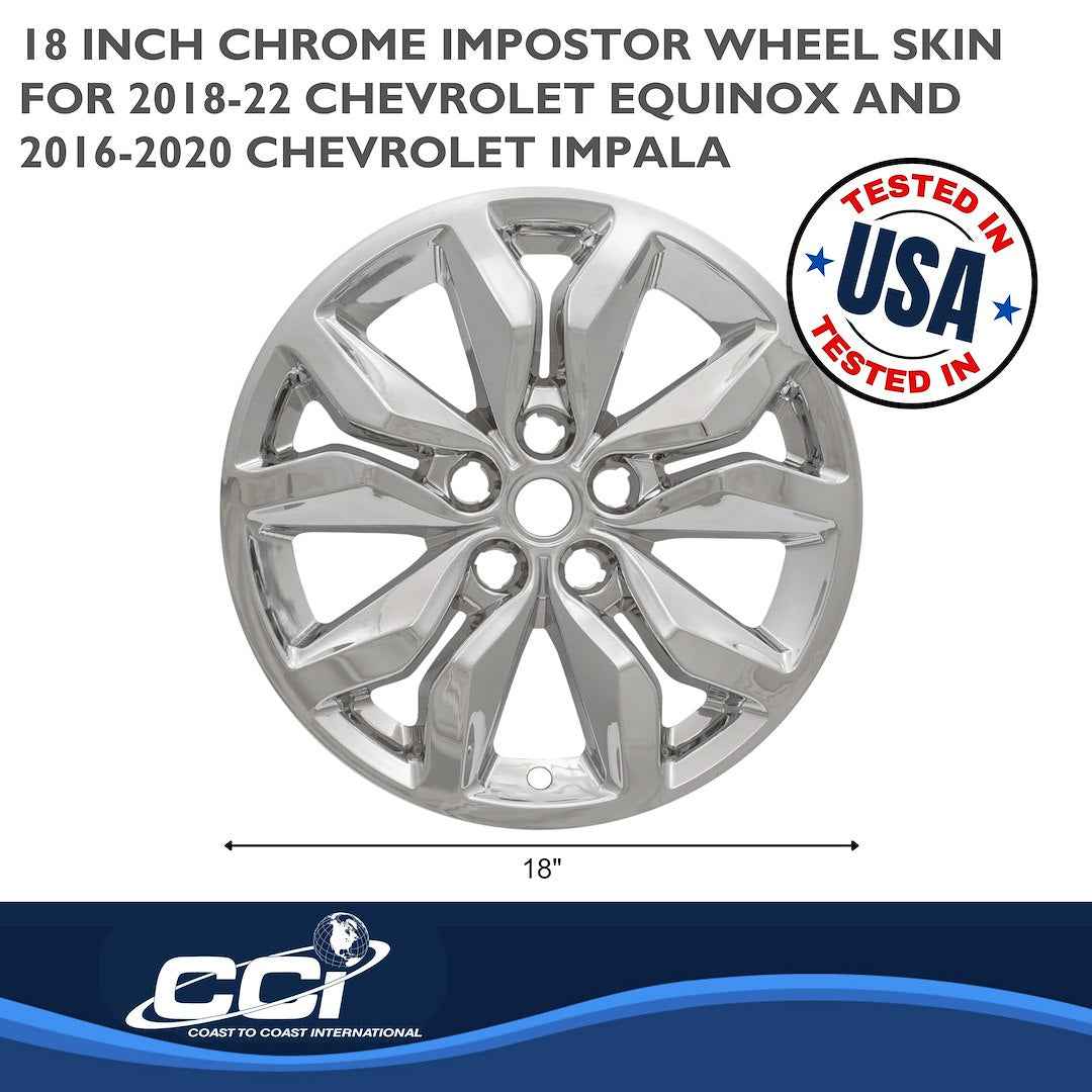 Coast To Coast IMP407X Impala 18-Inch Chrome Skin Set