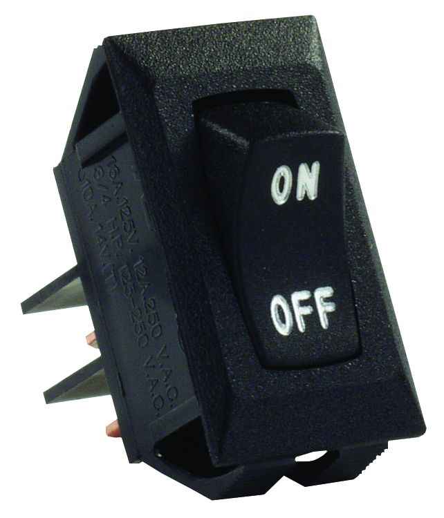 JR Products 12595 Black On/Off Control Switch