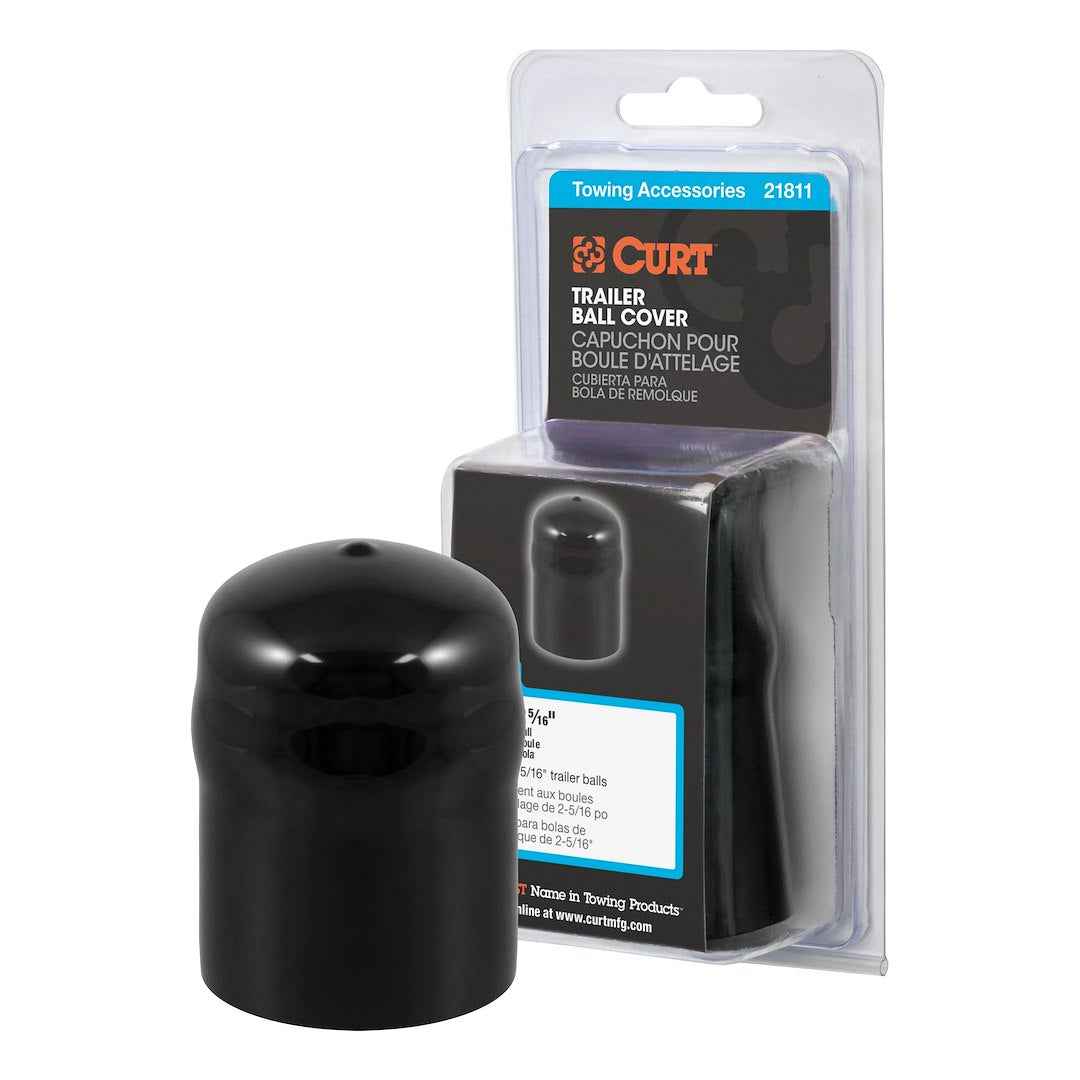 CURT 21811 Black Rubber Cover for 2-5/16-Inch Hitch Ball