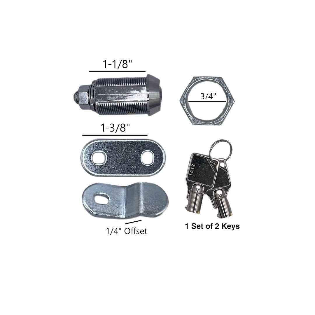 RV Designer L318 1-1/8-Inch Ace-Key Compartment Cylinder