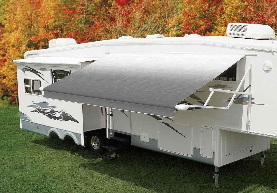 Carefree RV QJ14006E Springless 14' RV Patio Awning – Solid White