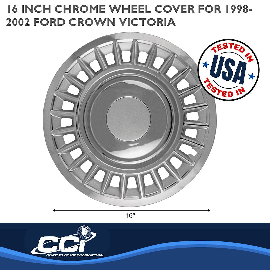 Coast To Coast 17816C Slot-and-Spoke Covers for Crown Victoria - image 2