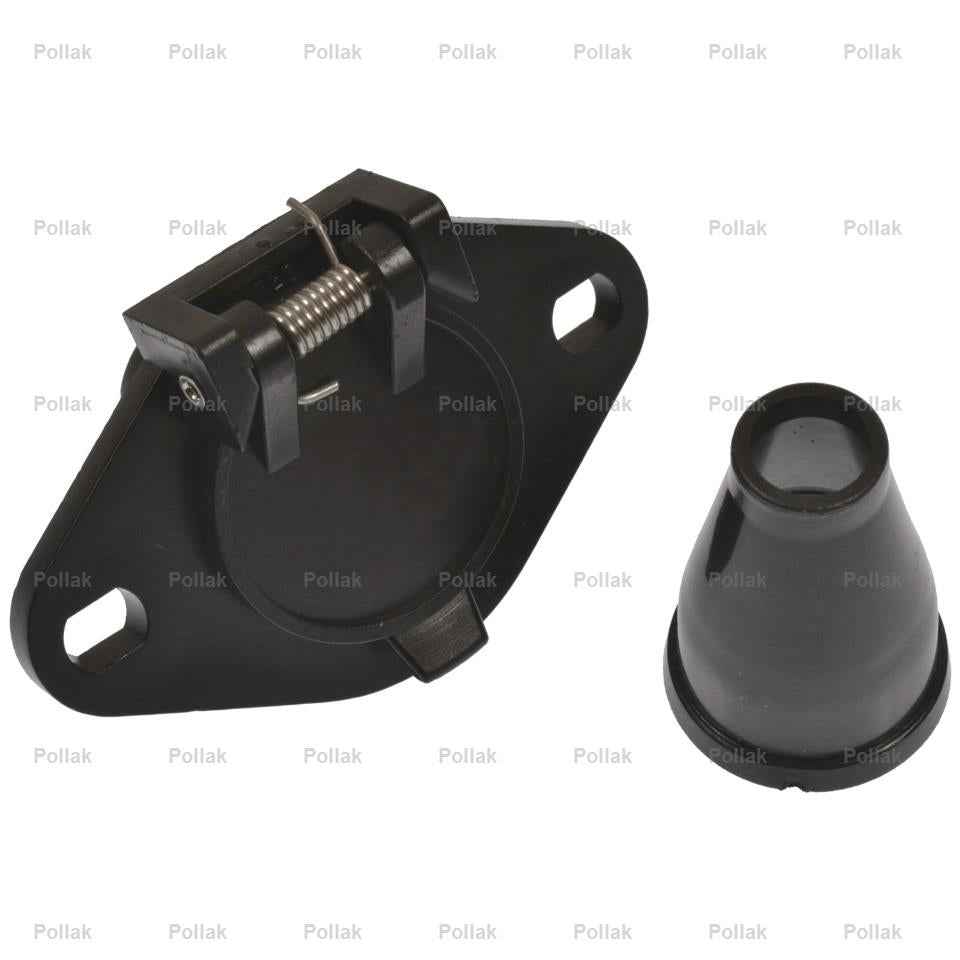Pollak 12720EP Black Marine Semi-Universal 6-Pin Connector