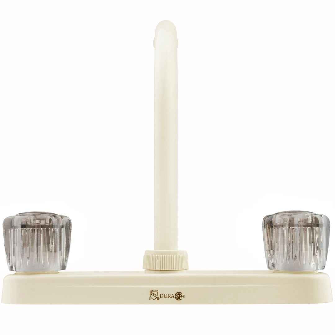Dura Faucet High-Arc Kitchen Faucet - Bisque Parchment – DF-PK210S-BQ