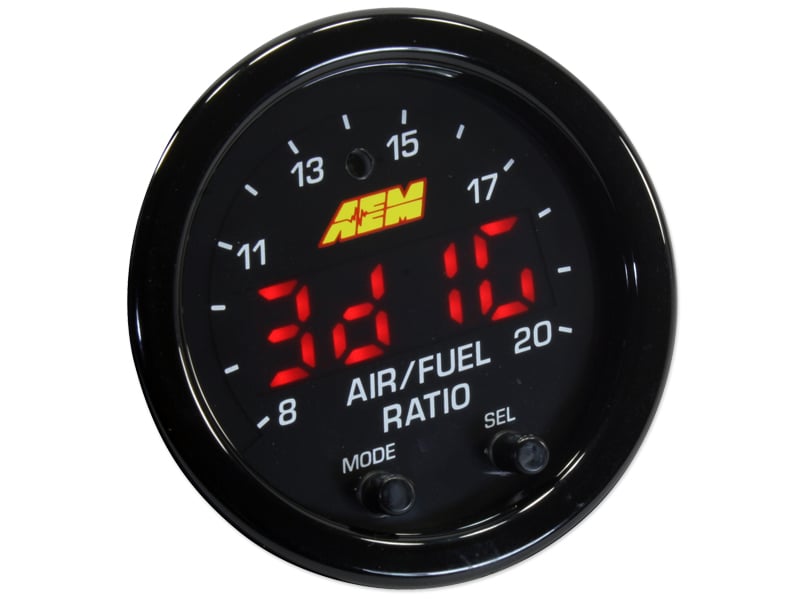 AEM Electronics 30-0300 X-Series 8:1–20:1 Digital AFR Gauge - image 2