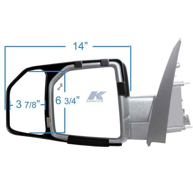 K-Source Exterior Towing Mirror for Ford F-150 2015–2020 – 81850