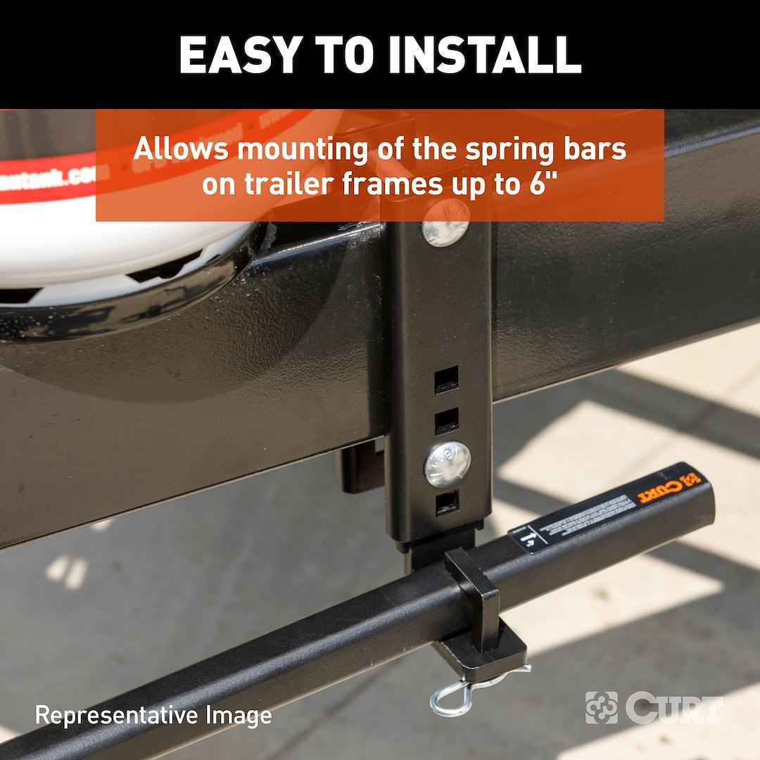 CURT 17517 TruTrack Spring-Bar Support Bracket Set