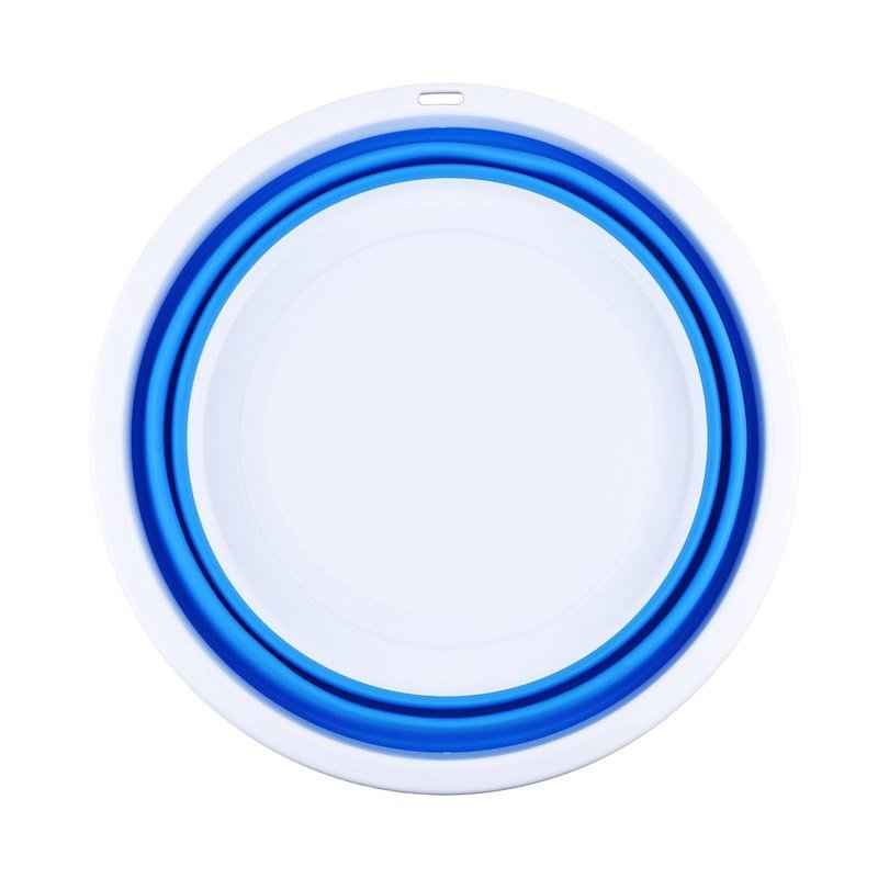 Coghlan's 2082 Collapsible RV Sink, 9L, White/Blue, Food-Safe, Portable Basin – image 2