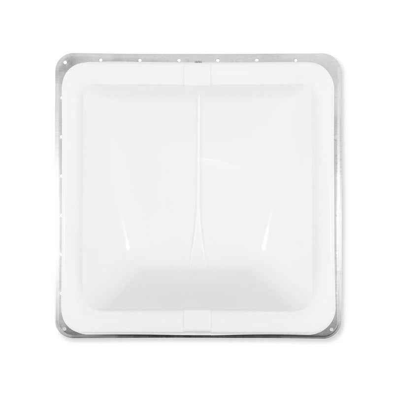 Camco 40480 Manual Roof Vent, 14" x 14", White Lid, Aluminum Base, No Fan – image 2