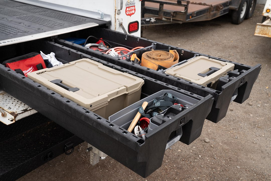 Decked XSB Semi-Universal Cargo Drawer Storage