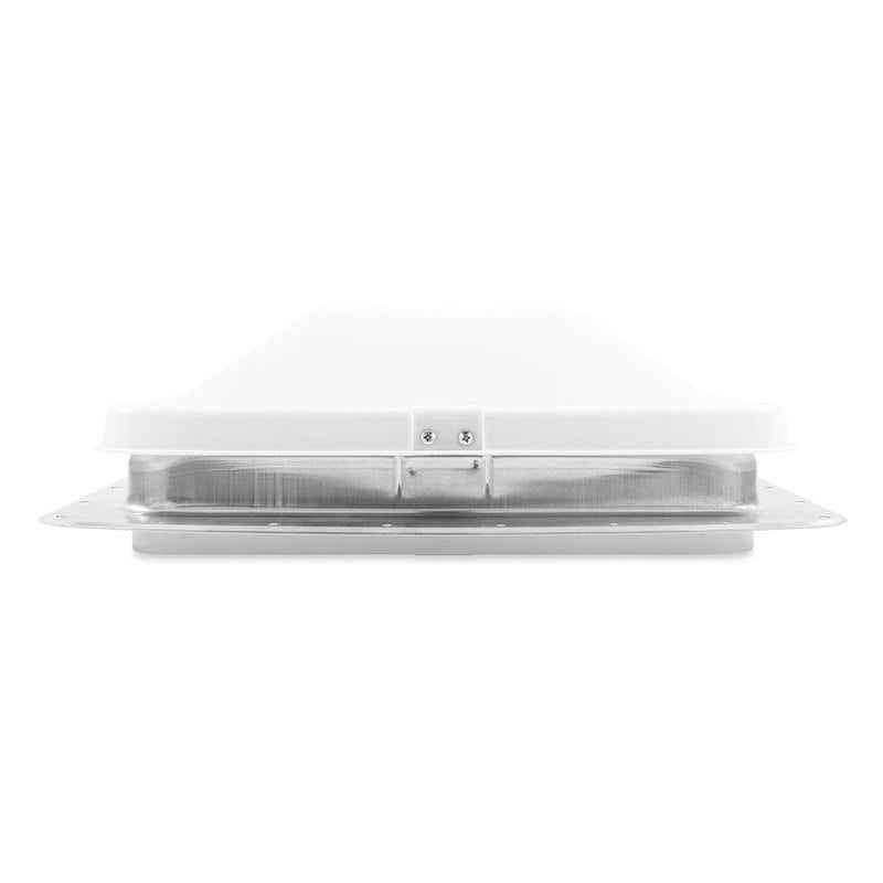 Camco 40480 Manual Roof Vent, 14" x 14", White Lid, Aluminum Base, No Fan – image 3