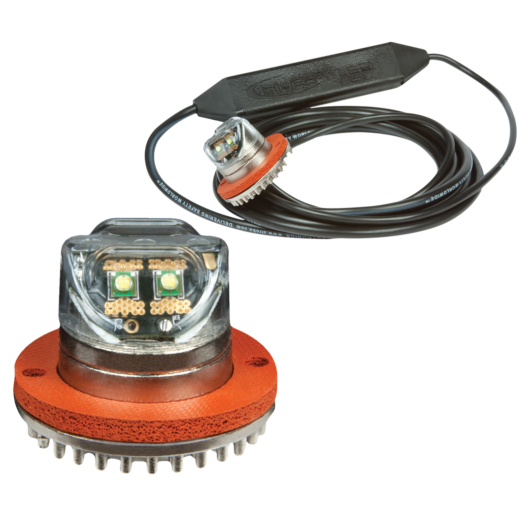 Ecco Electronic 9011C Hide-A-LED Clear-Lens Warning Unit