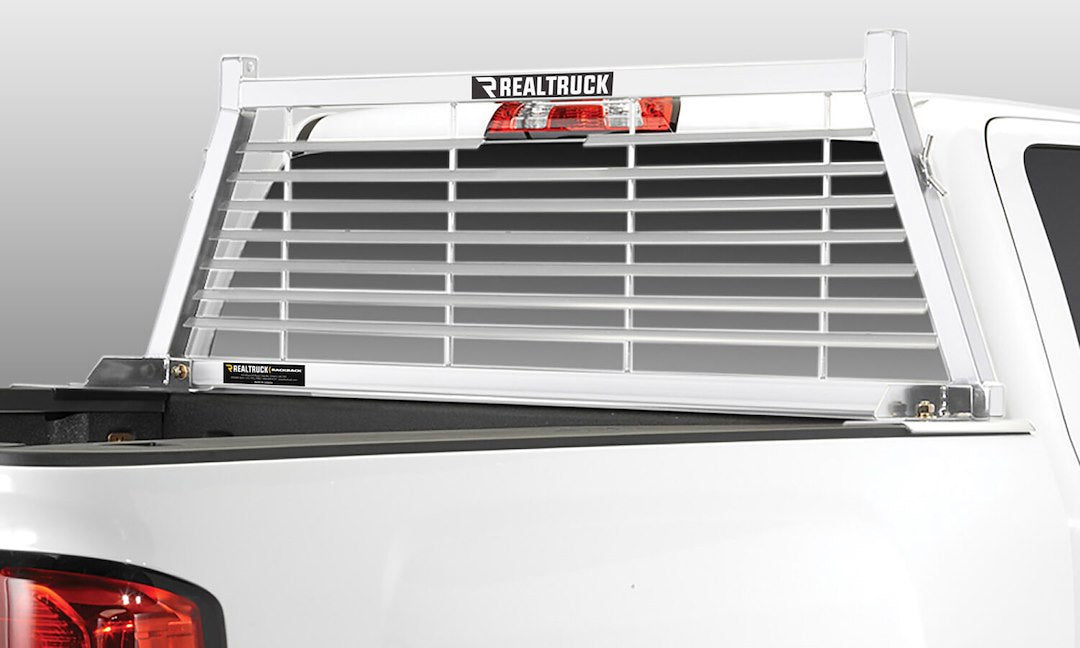 BackRack 12900W White Louvered Frame, Hardware Sold Separately - image 1