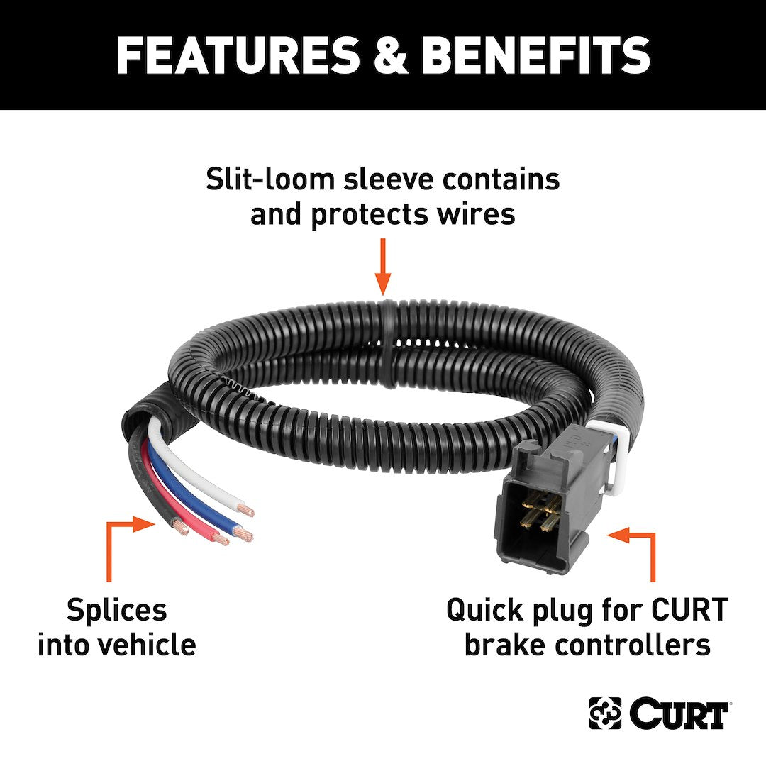 Curt 51516 Trailer Brake Control Wiring Harness - image 3