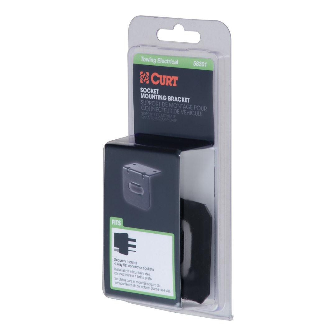 CURT Trailer Wiring Connector Mounting Bracket (58301)