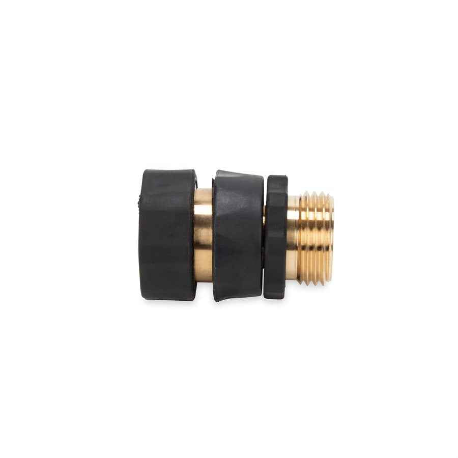 Camco 20135 Brass Quick Hose Connector with Automatic Shutoff