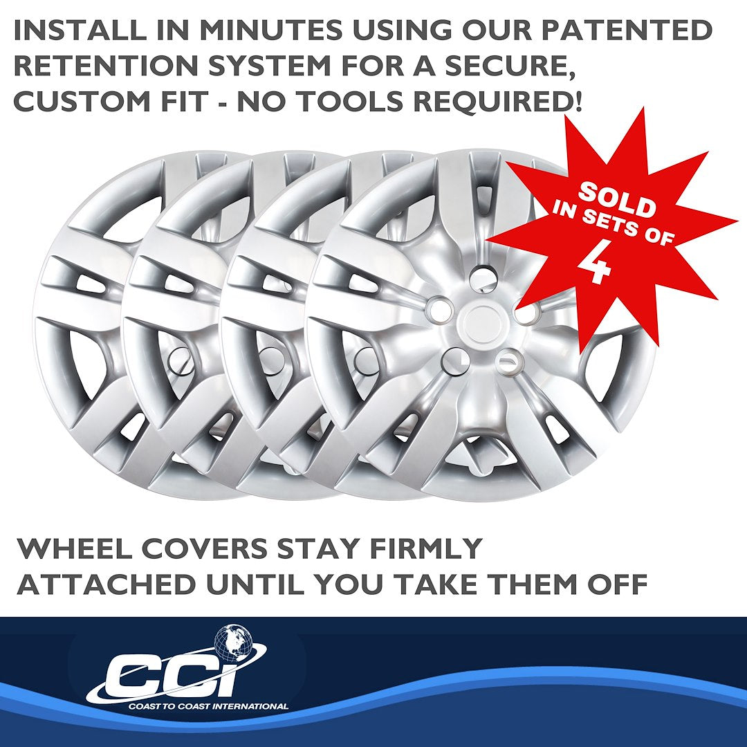 Coast To Coast 45516S Ten-Spoke Steel-Wheel Covers for Altima - image 4