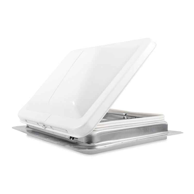 Camco 40480 Manual Roof Vent, 14" x 14", White Lid, Aluminum Base, No Fan – image 5