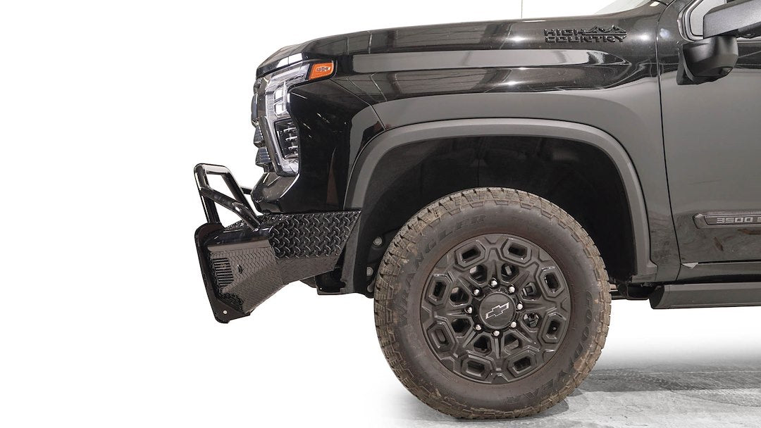 Fab Fours CH24-S6162-1 Front Bumper, Black Steel Series