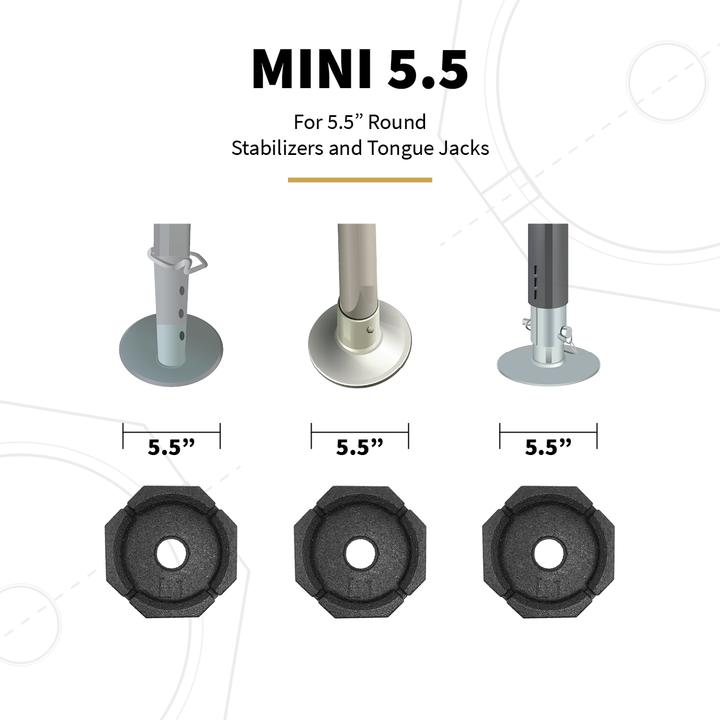 SnapPad Mn5sp1 RV Leveling-Jack Foot Pad