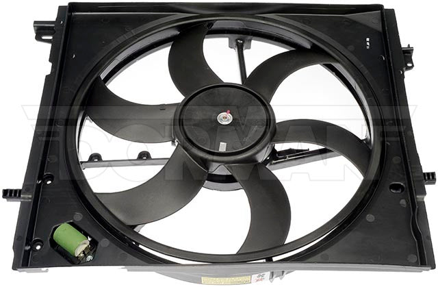 Dorman (OE Solutions) 620473 Black Radiator/Fan Unit, Clockwise Flow - image 1
