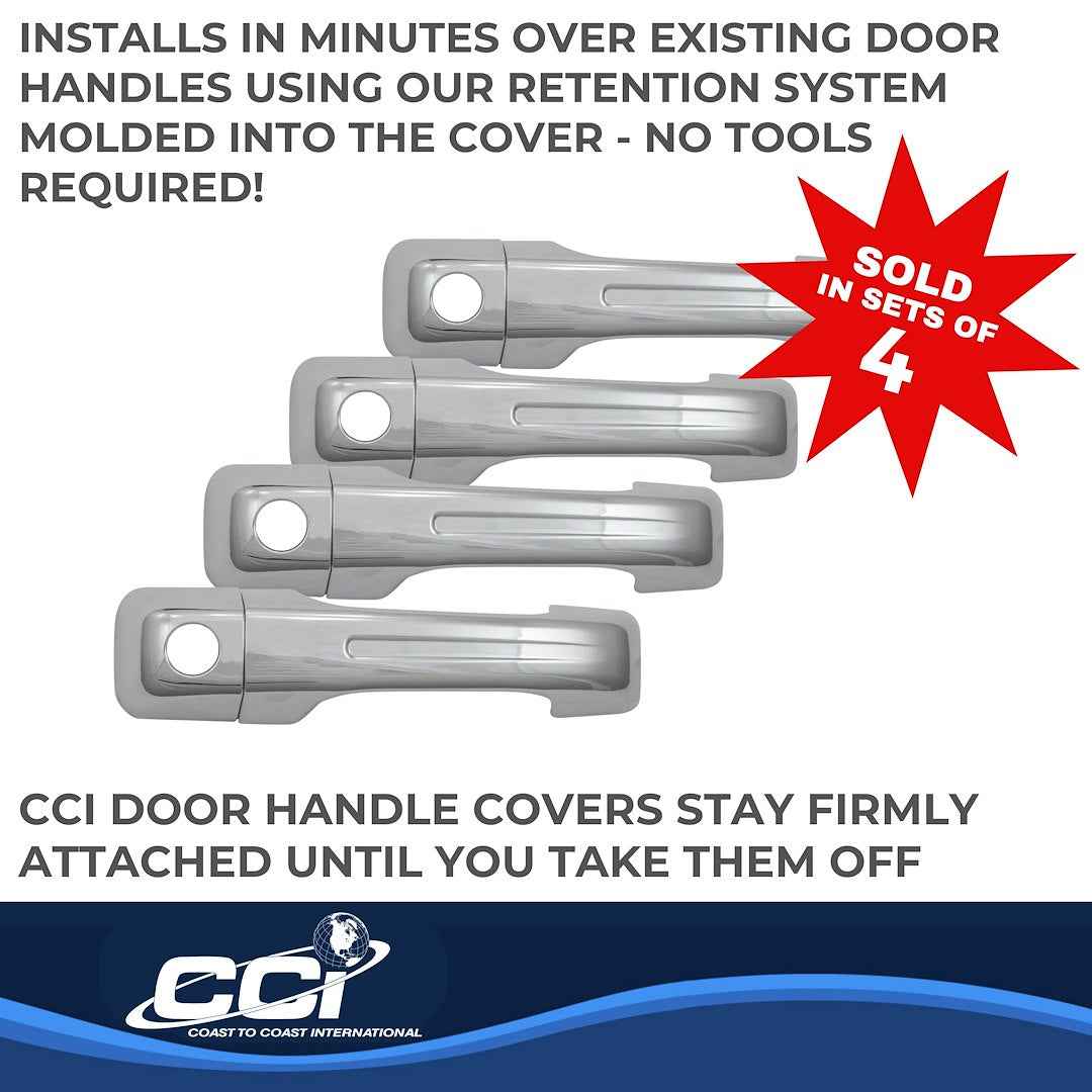 Coast To Coast DH68579B Four-Door Ram Chrome Lever Overlays