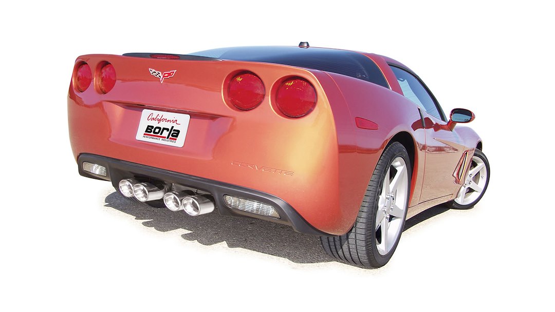 Borla 11815 Corvette C6 S-Type II Quad-Outlet Axle-Back - image 2