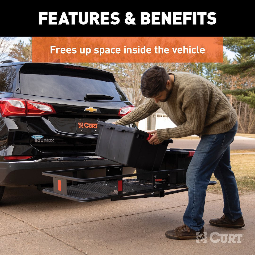 Curt 18150 Trailer Hitch Cargo Carrier - image 3