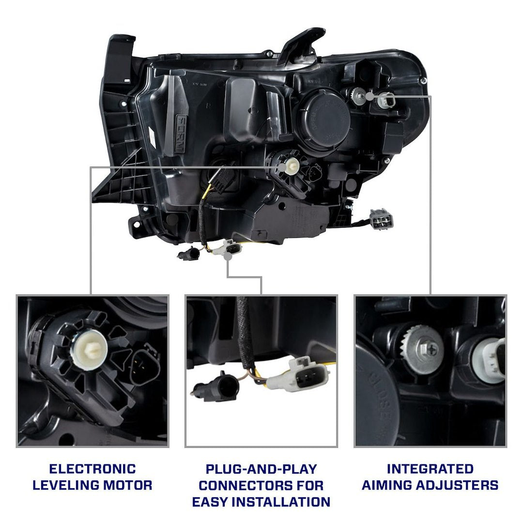 Diode Dynamics FL0002 Toyota Tundra Projector Headlight Set