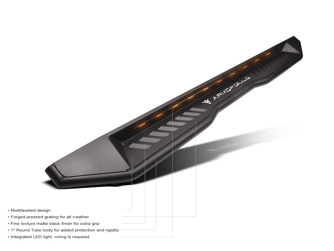 Armordillo 8722091 FX Lighted Steel Running Boards, Stationary - image 6
