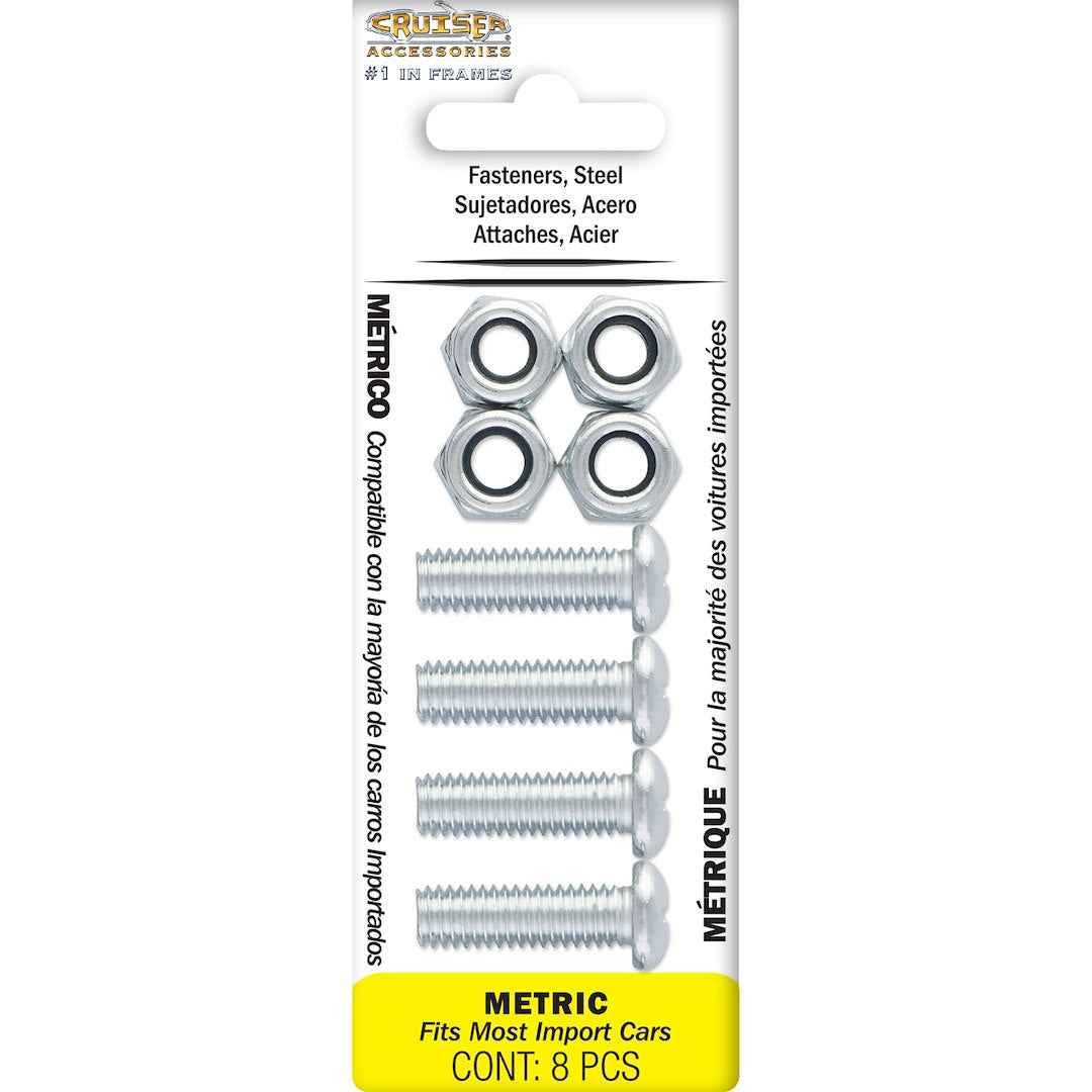 Cruiser 80330 Zinc-Plated 6-by-20-mm Metric Plate Fasteners