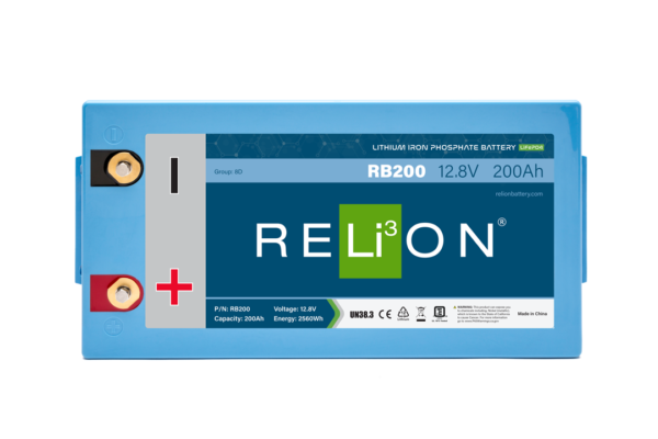 Relion Battery RB200 RELiON Legacy Series Lithium Battery Group 8D 12V 200Ah Marine Deep – image 4