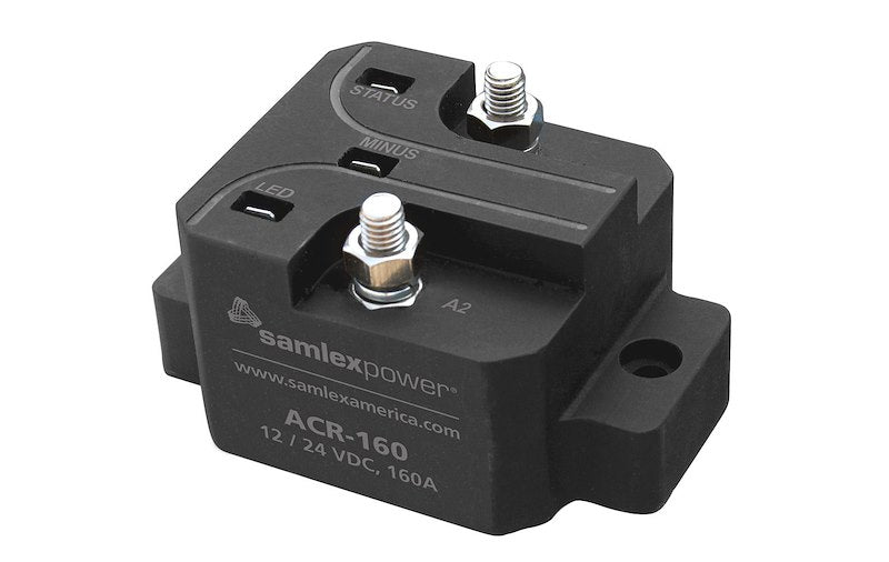 Samlex America ACR-160 Battery Isolator, 160 Amp Automatic Charging Relay – image 1
