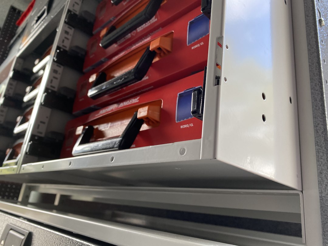 Rolacase Rsbar/80 Van-Shelving Cabinet Support