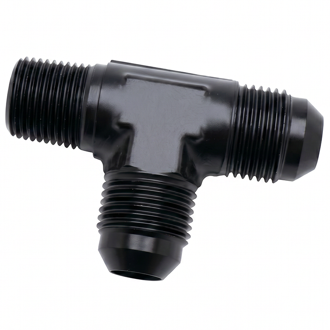 SpeedFX 560826bk Flare/Pipe Run-Tee Connector