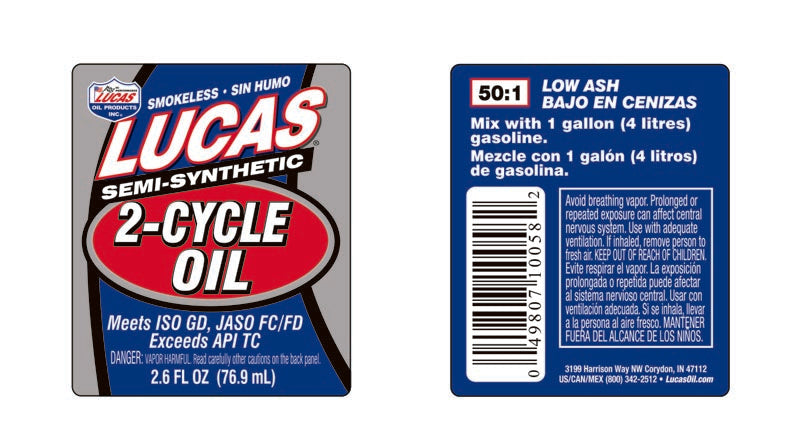 Lucas Oil 10058 Synthetic-Blend Lubricant
