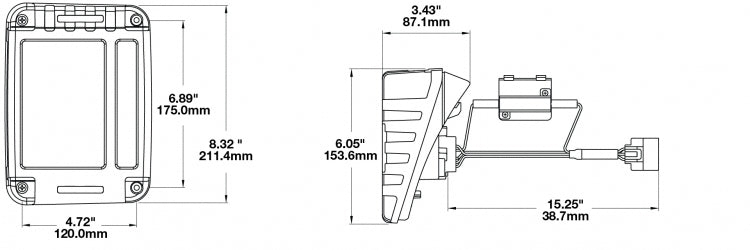 J.W. Speaker 0347541 279 J OEM LED Rear-Lamp Kit