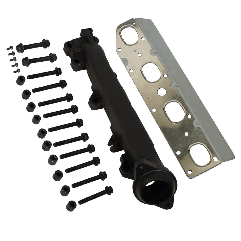 BD Diesel 1041465 Black Painted Driver Exhaust Manifold - image 1