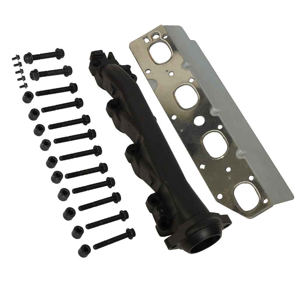 BD Diesel 1041464 Black Painted Passenger Exhaust Manifold