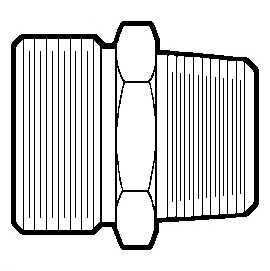 Anderson Fittings Adapter Fitting (19A12D) – End Size2: 1/2 Inch