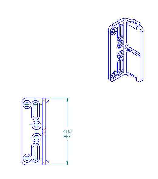 BAL RV P854584 90-Degree Accu-Slide Standoff Bracket