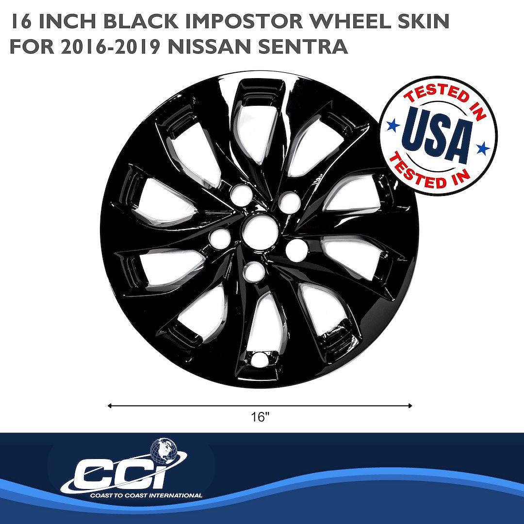 Coast To Coast IMP465BLK Sentra 16-Inch Impostor Skins - image 2