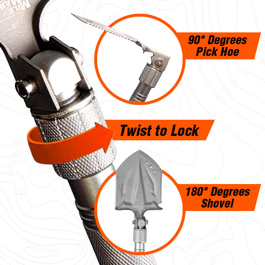 Mile Marker 32004 Pro Terrain Multi-Tool Survival Kit